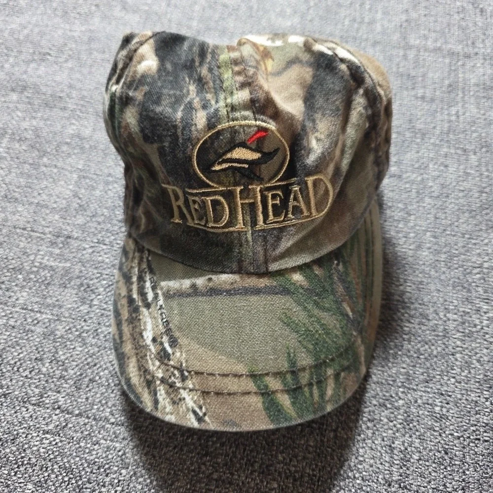Red Head Elastic Back Camo Hat - Baby/Child‎ Size